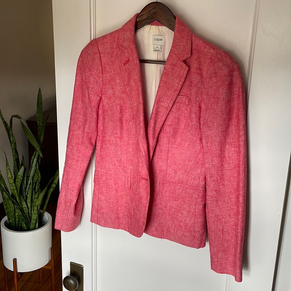 J. Crew Pink Blazer 00